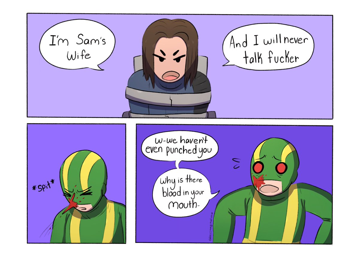 ✨Bucky is Sam's wife now✨ 