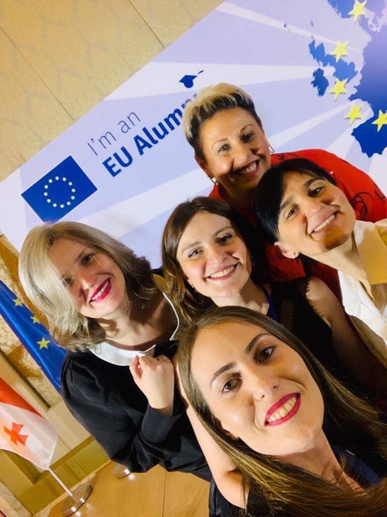 So honored to be part of #EU Alumni Association of Georgia, which kicked off today 🎓🎓 #ErasmusPlus #EU4Georgia