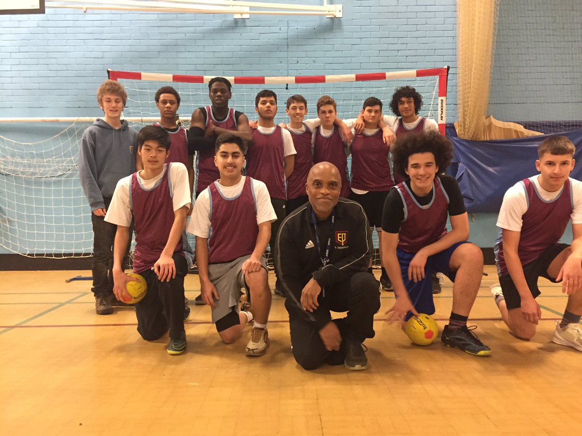 EPHSPE's tweet photo. Congratulations to the U15 boys handball team who beat Whitmore school this evening 16-1. They have now qualified for the London Regional Final at the Copper Box Stadium Olympic Park. Well done! https://t.co/cgRjK78Acf