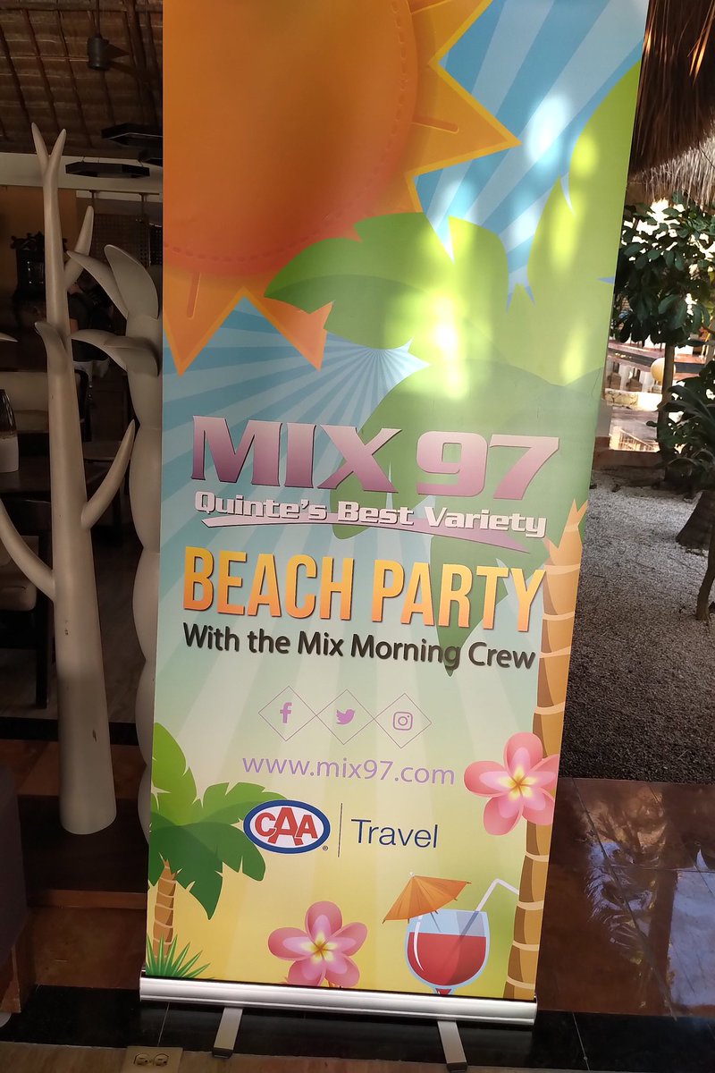 SeanKelly97's tweet photo. #BeachPartyWeek #mixnation #Mexico @NowResorts @BellevilleON @quintewest @CAA #24thyear https://t.co/8O4DtGF9tq