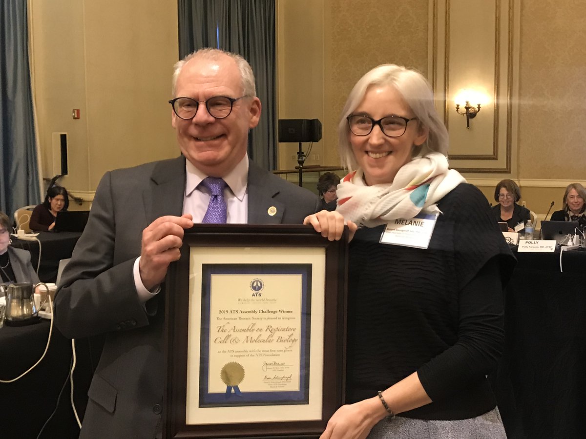 m_konigshoff's tweet photo. 1/ Live Update from the @atscommunity Board of Directors Meeting: Very proud for @ATS_RCMB  be one of the #ATSAssembly Challenge Awardees - Tremendous engagement of our members, especially first-time donors!! Thank you! #RCMBRocks #RCMBCheerleaders #fundsforthefuture https://t.co/opiEmuRMUl