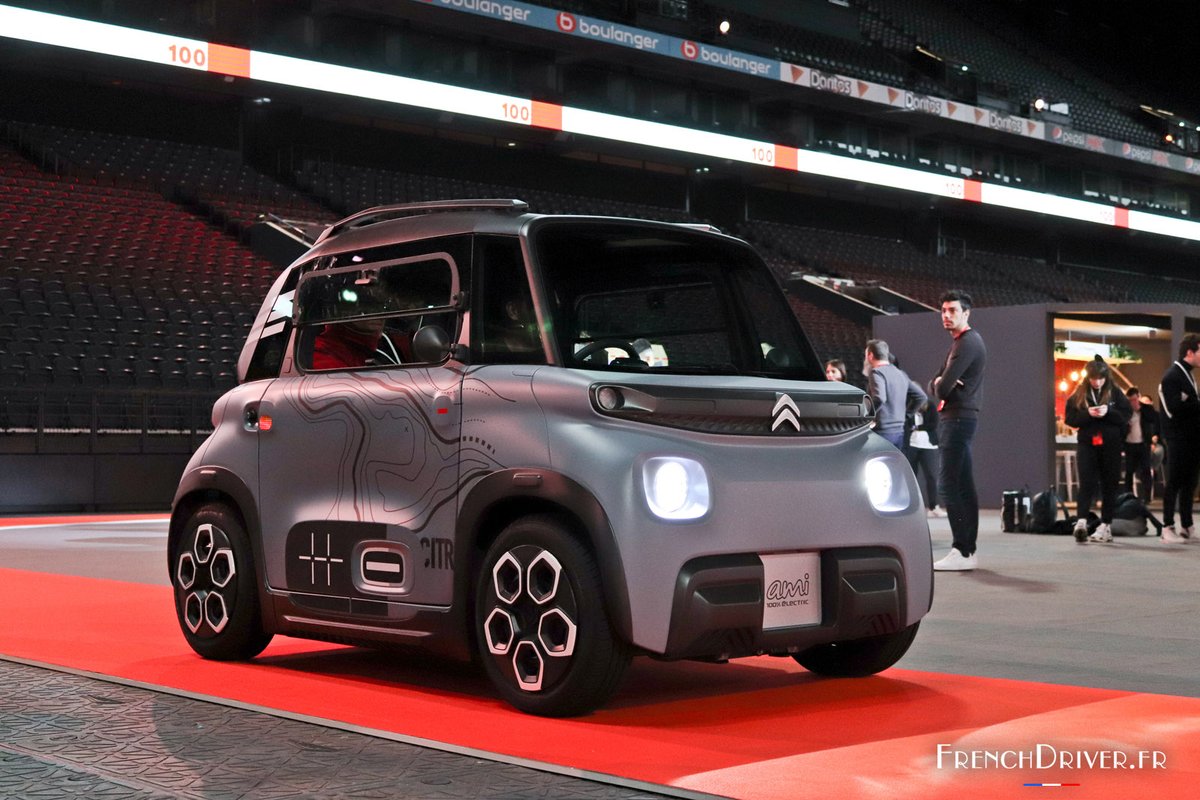 french_driver's tweet photo. #Photos &amp; #vidéo : à bord de la nouvelle #Citroën #Ami, le quadricycle 100% électrique ! 🚗⚡ 
➡️ https://t.co/OejPx1rO8o #FrenchDriver 
#CitroënAmi #ËlectricForAll @CitroenFrance @Citroen https://t.co/YsQPpScVnf