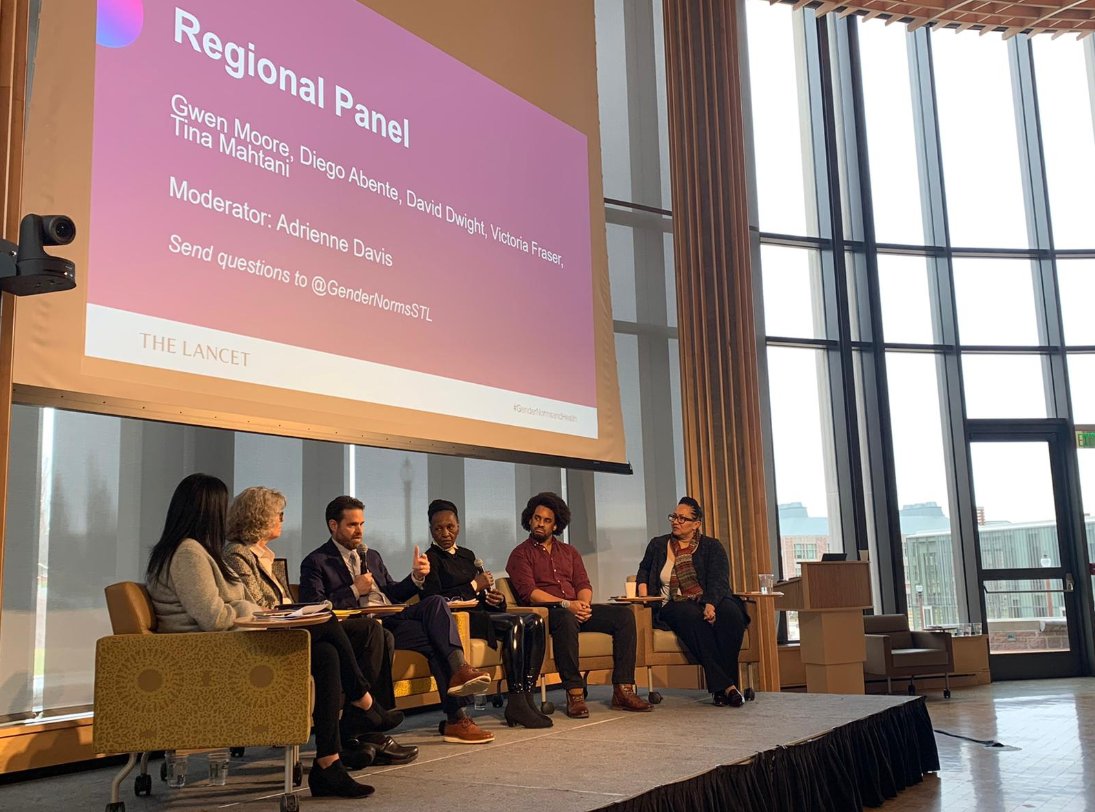 “If you don’t have these conversation about gender norms and stereotypes, you can get a lot of good work done but you don’t get to the core of the problem” - <a href="/Dabente/">Diego Abente</a> of <a href="/casadesaludstl/">Casa de Salud</a> #GenderNormsandHealth