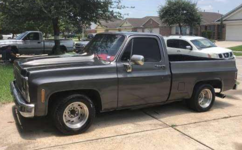 Hagerty's tweet photo. #StolenVehicleAlert 1980 #Chevrolet #C10 stolen 2/17/2020 from Houston, TX. Please email information to stolen@hagerty.com https://t.co/obBV2m6Voh
