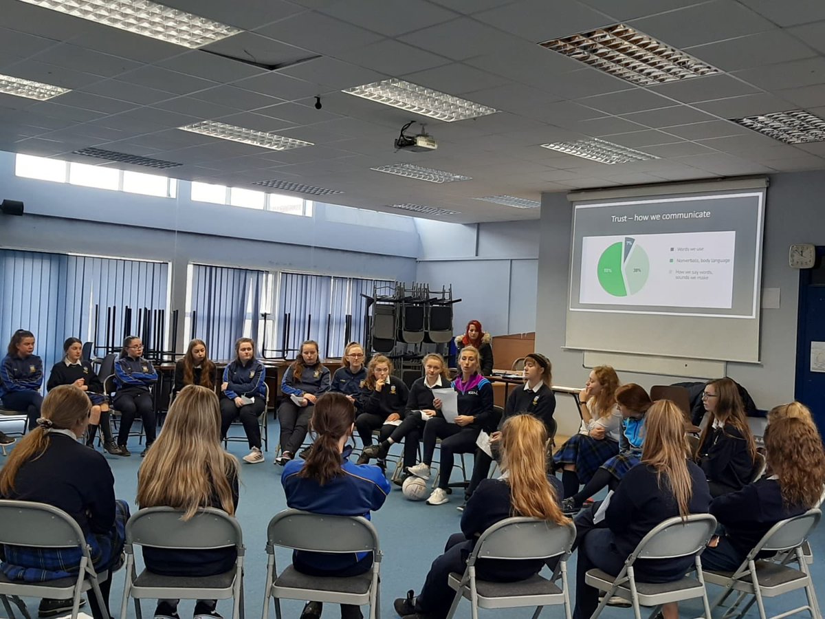 sineady_5's tweet photo. Great to be back for my second visit in @StAilbesSchool with @lidl_ireland @LadiesFootball @YouthSportTrust. Brilliant to see how far they have come with this programme. Wishing them all the best in their final in a few weeks 👍🏼 https://t.co/tVs3Rfg1BX