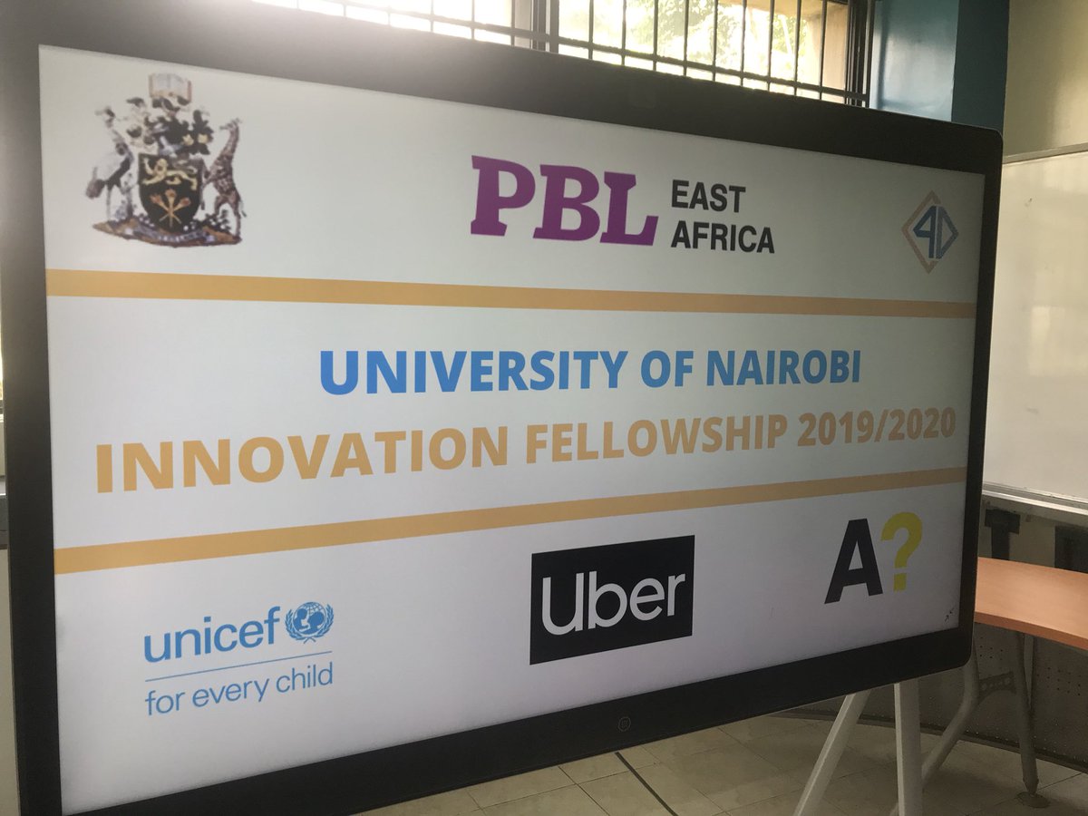 tomwansa's tweet photo. Started #Nairobi #Innovation #Fellowship 2 years back. Now, institutionalized, internationalized and growing big, impacting many young people. Growing list of partners! @uonbi @Uber @UNICEFKenya @UNICEFinnovate https://t.co/L0aFYjOlsd