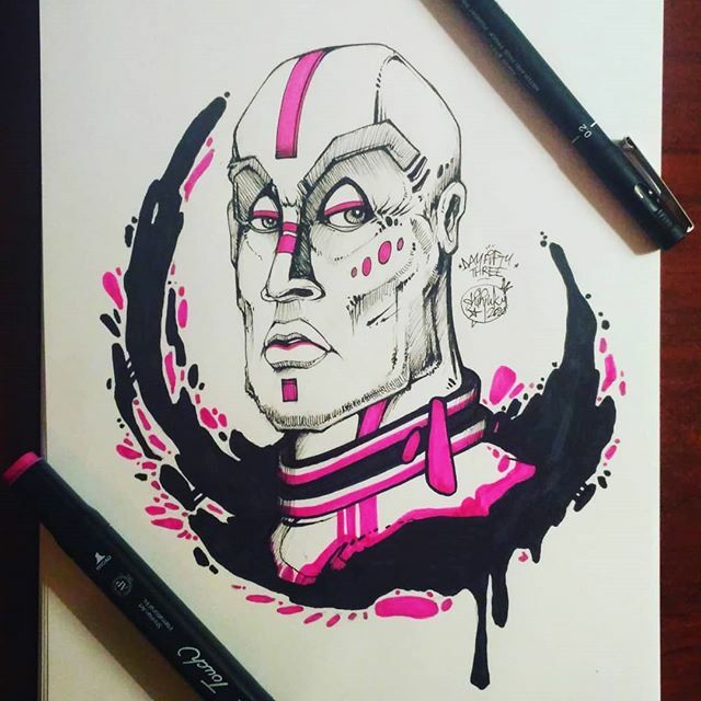 ShinjiAkhirah's tweet photo. It's damn windy out there.
•
•
•
#DayFiftyThree #illustrationsketch #afropunk #graffitiblackbooks #artsouthafrica #sketchbook #headshots #okayafrica #unbiased #everydayhuman #graffiticharacter #shinhan #ShinjiAkhirah #triballeaders https://t.co/Ez8poWnl1O https://t.co/RpPJNhOEA4