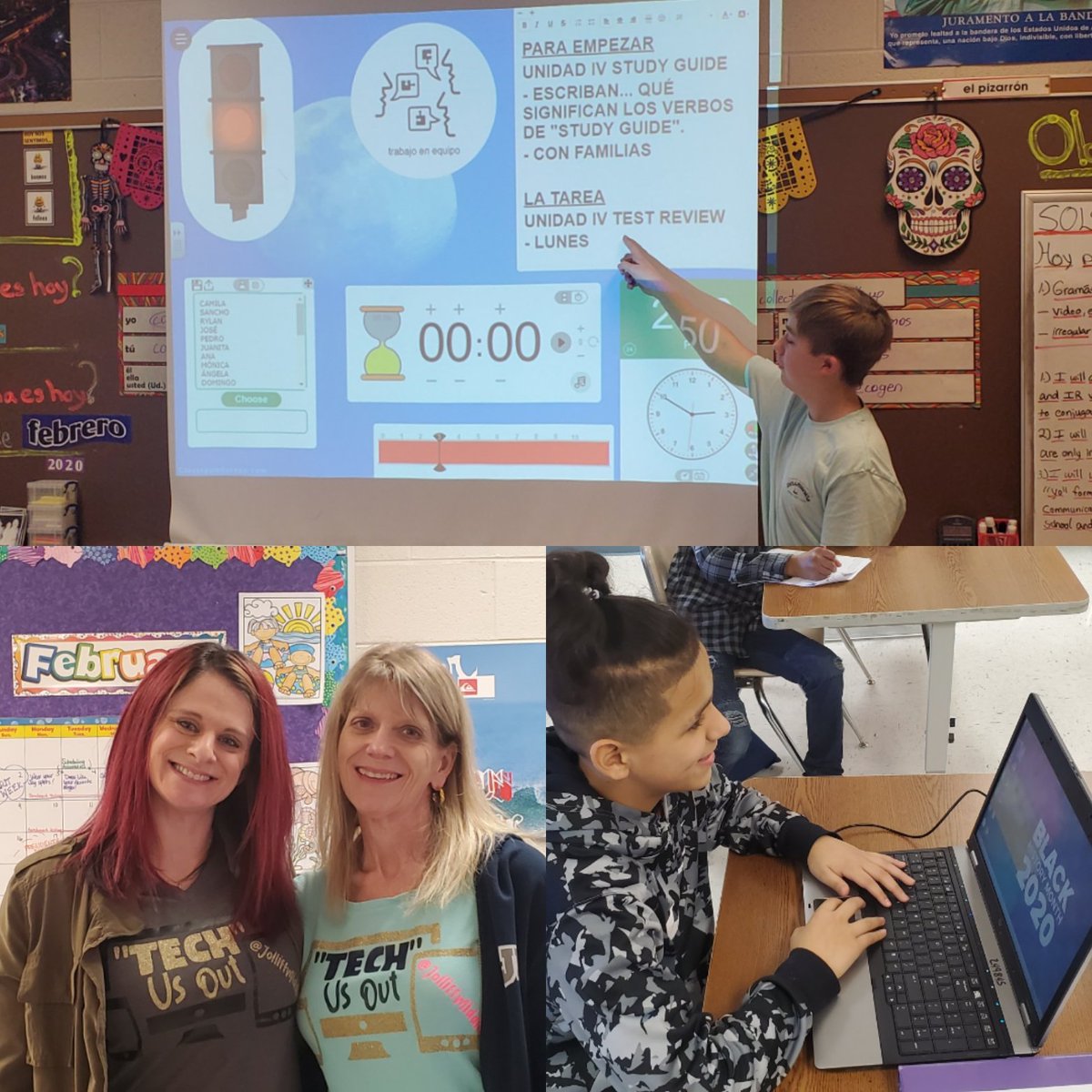 JolliffMiddle's tweet image. #TechUsOut Jags JAMMED on #DLday2020 From @GooseChase to @Flipgrid to @Classroomscreen to working on their typing skills. Everyday with technology is a good day! #techsaavyjags #technologyisourJAM