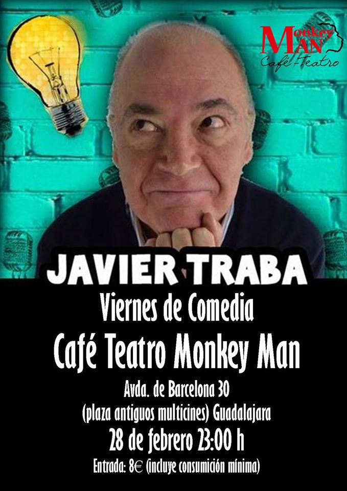 Y también el viernes pero un poco más tarde La Noche del Humor del Monkey con Javier Traba.