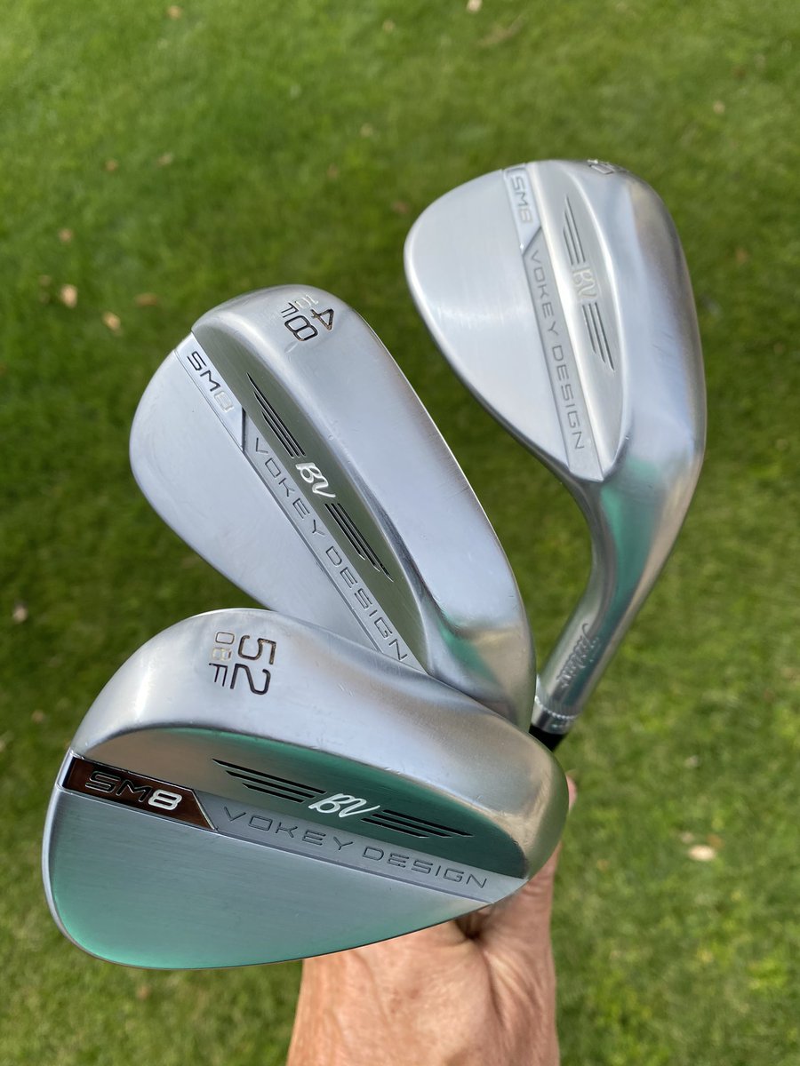 New SM8’s in the bag this week, thanks Bob Vokey you’re a legend!!