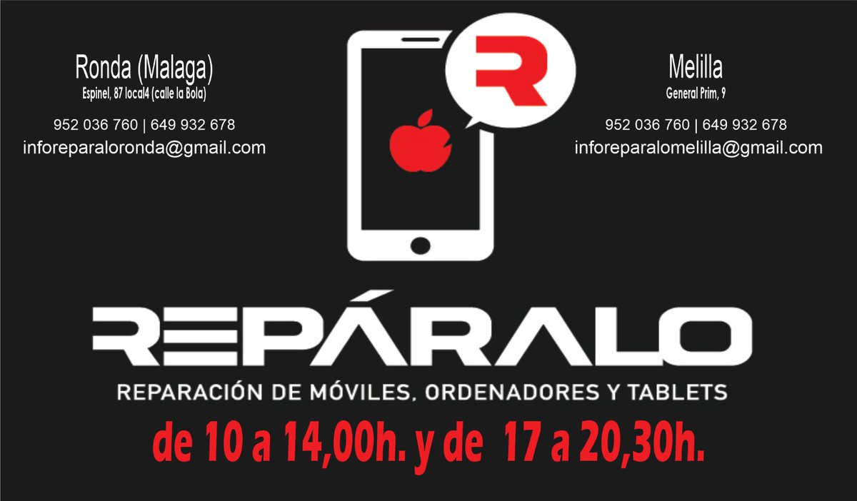 i_lukas's tweet photo. Hola! #Melilla #Reparaciones #Reparalo https://t.co/3jEceS4hre