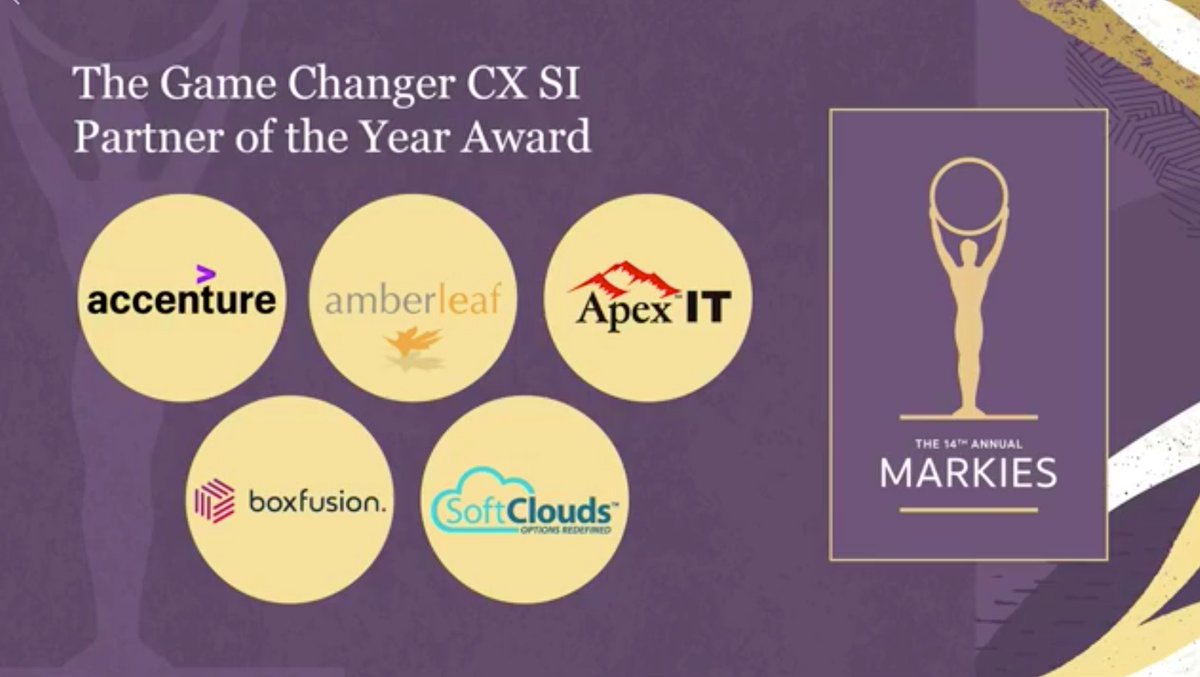 We are very excited to be nominated for the first SI Markie award! Looking forward to attending the gala and finding out who won at Oracle's Modern Business Experience.