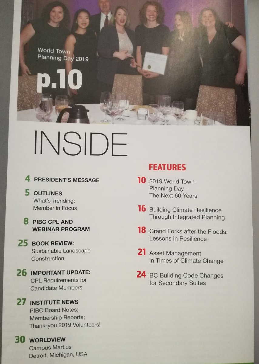 _PIBC's tweet image. The weekend is almost here...take a break &amp;amp; check out the Winter issue of #PlanningWest; recap of #WTPD2019 celebrations, insightful articles on climate resilience, book review &amp;amp; more!