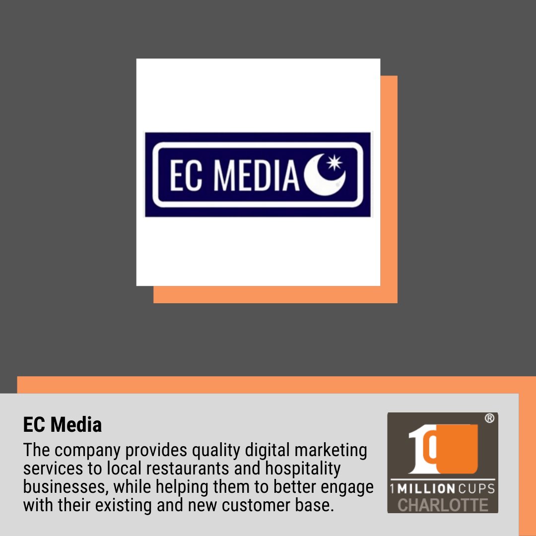 Introducing our second, Mar 4th, #1MillionCups #CLT Presenter: <a href="/cevancarr/">Evan Carr</a> Evan Carr, Founder of <a href="/ECMedia5/">EC Media</a> EC Media.

Meet him during our FREE #1MillionCupsCLT #MeetUp at @Adventcoworking this coming Wednesday.
--> RSVP: bit.ly/3bvM8HP
Coffee-8:30am/Presos-9:00am
#1MC