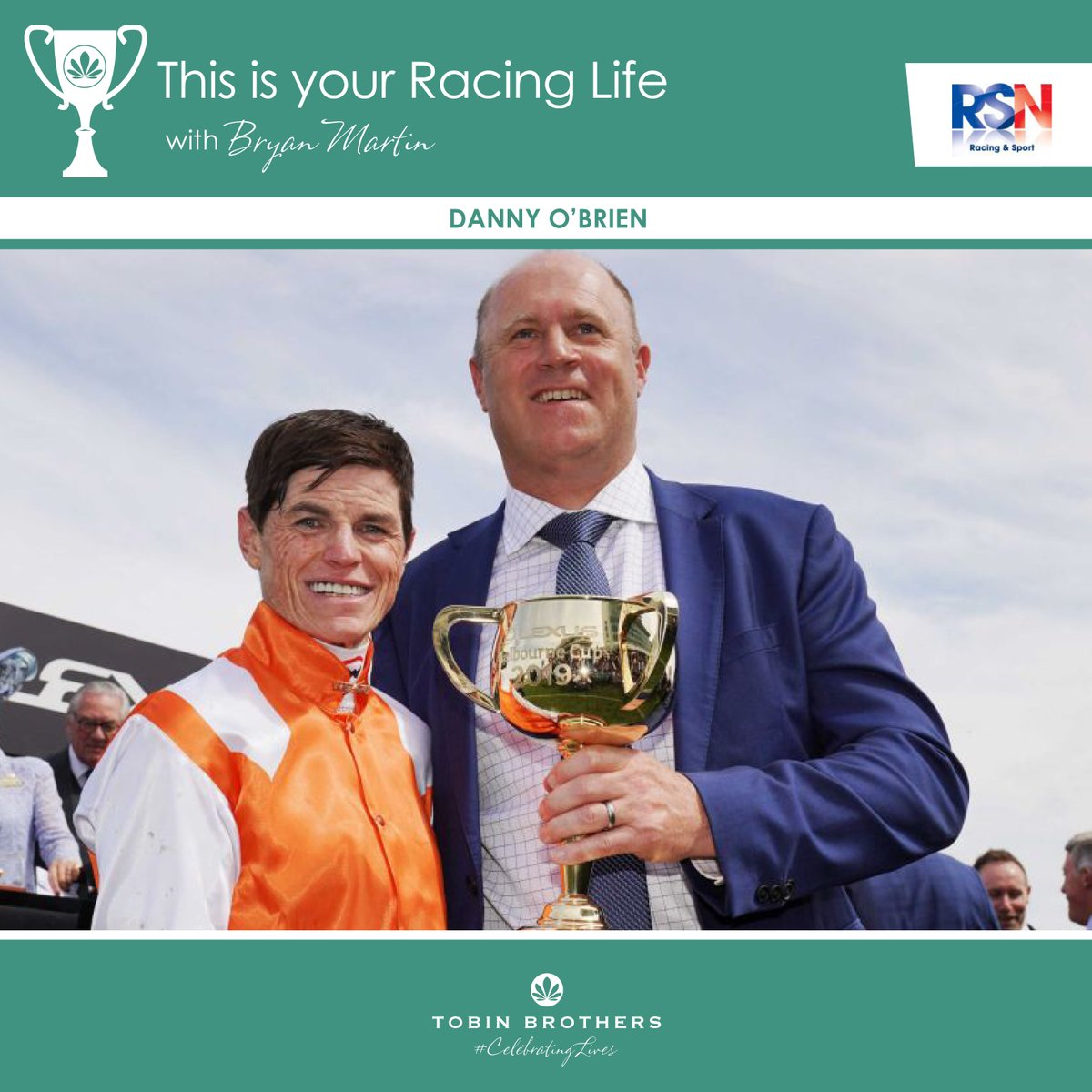 Tune in to <a href="/RSN927/">RSN Racing & Sport</a> on Sunday morning at 9am for This is your Racing Life, as racing expert <a href="/bmracingclub/">Bryan Martin OAM</a> celebrates the life of one of Australia's finest thoroughbred racehorse trainers, <a href="/DOBrienRacing/">Danny O'Brien</a> who has 18 Group 1 wins to his name including the 2019 Melbourne cup