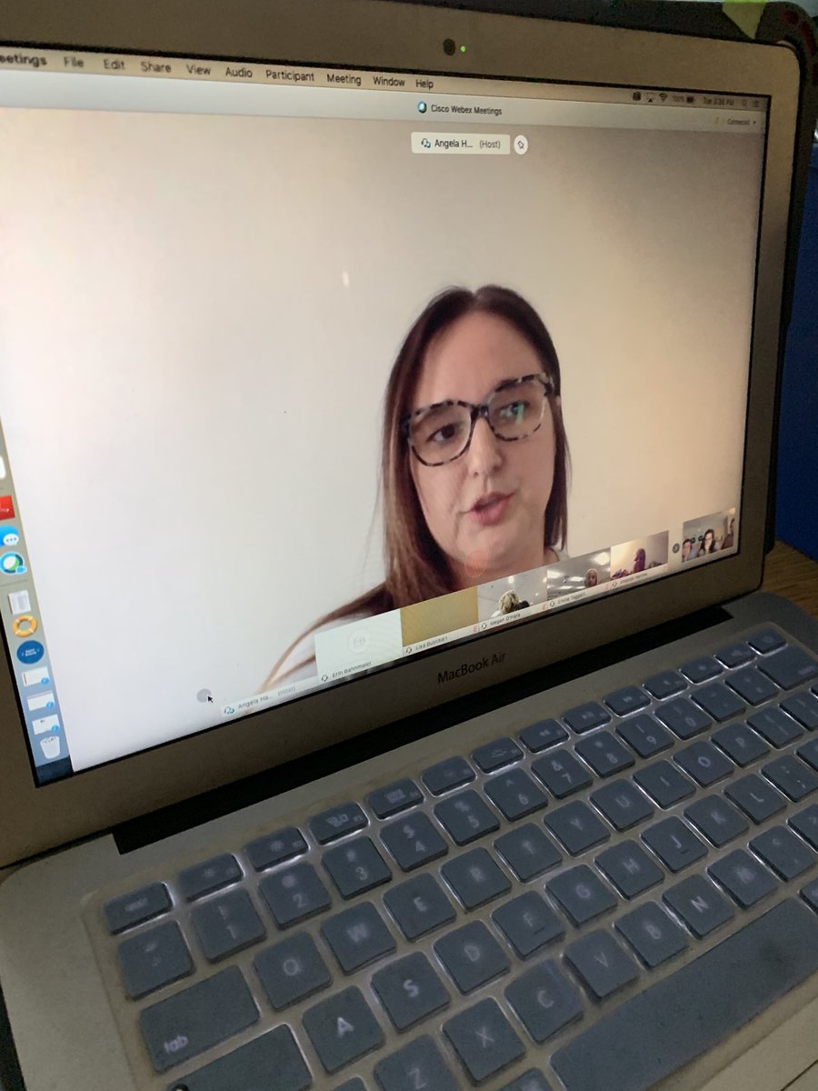 jg_risinger's tweet photo. GREAT virtual PD experience with our @MrsHarris_SMSD for staff meeting this week. She showed us some powerful teaching tools we can use to get the most out of our @Webex apps. Thank you for teaching @Buffaloes_SMSD new things! ๐ Sheโll also be leading our next #techthursday 3/5! https://t.co/eCQBruva65