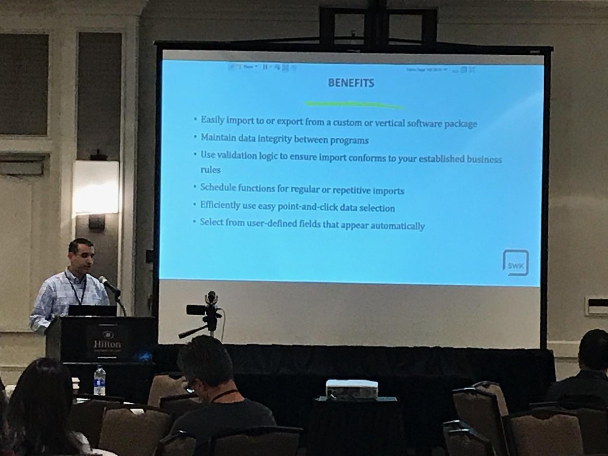 SWKTECH's tweet photo. SWK Senior Consulatant Robert Russoniello breaks down #Sage100 Visual Integrator for the audience at #SWKEmpower 2020

#sage100coud #sage100c #mas200 #mas90 #sageerp #sagesoftware https://t.co/WTqKXfiVLs