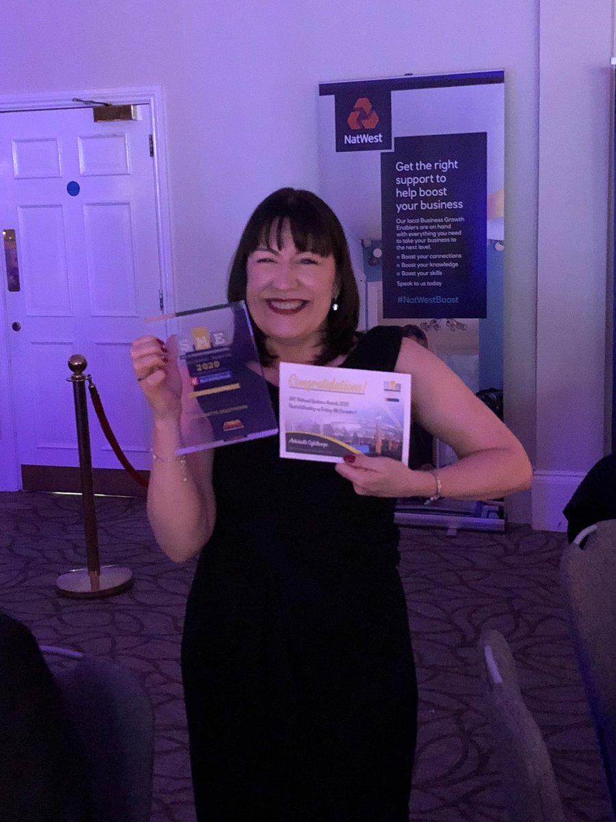 Doglethorpe's tweet photo. And the @NatWestBusiness MK Business Woman of the Year is.... @antoinetteog ! https://t.co/R8tE2EfP7K