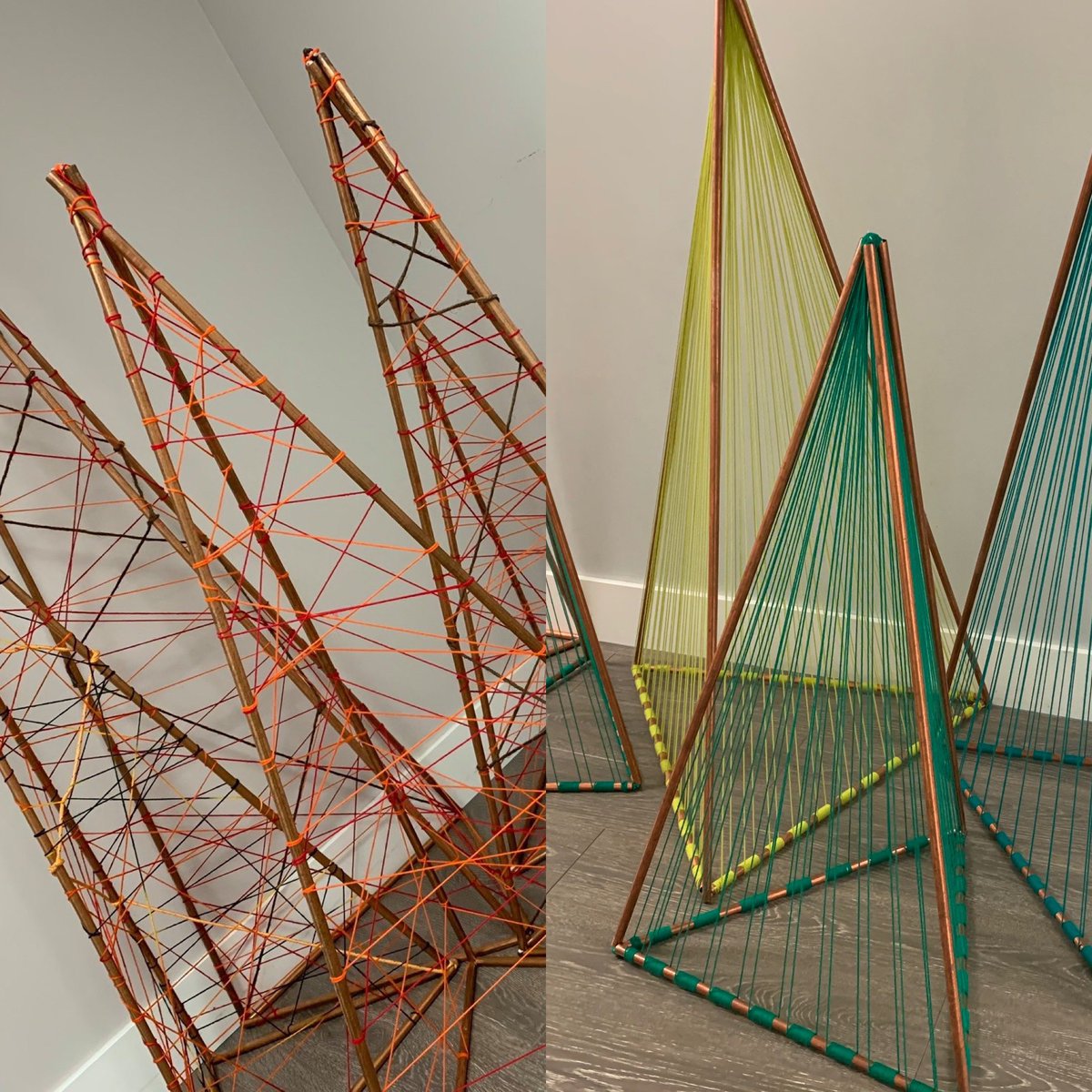 NargizaUS's tweet photo. Metal trees π²π²π² for the new musical MOTHER by #Starschool academy βοΈ Pergormance day is April 11 (at 2:00 and 5:00 pm) #newdecorations #metaltree #christmastree #knittedpiramids #knitting #customdecorations #nargizaus #nargizadesign #theaterdecorations #knittedart #musical https://t.co/rujjC5dDlU