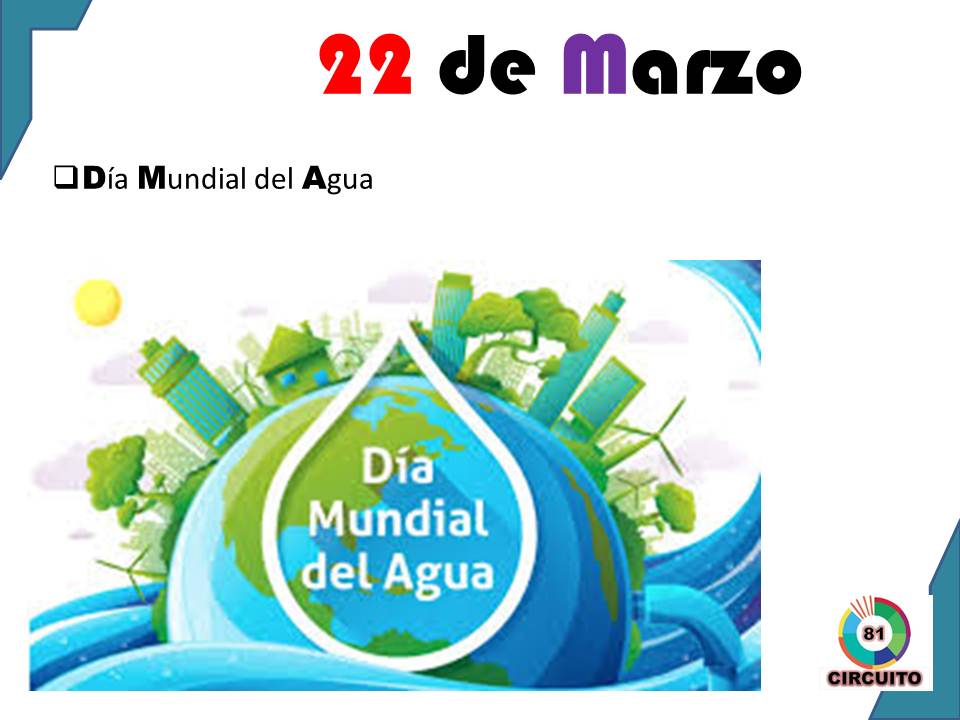 Circuito811's tweet photo. #Efemérides Hoy #22 de #Marzo como cada año se conmemora el Dìa Mundìal del Agua, este dìa fue propuesto en la conferencia de la Naciones Unidas  sobre Medio Ambiente y Desarrollo celebrada en   Río de Janeiro, Brasil en junio de  1992. https://t.co/OiepLyQu1f