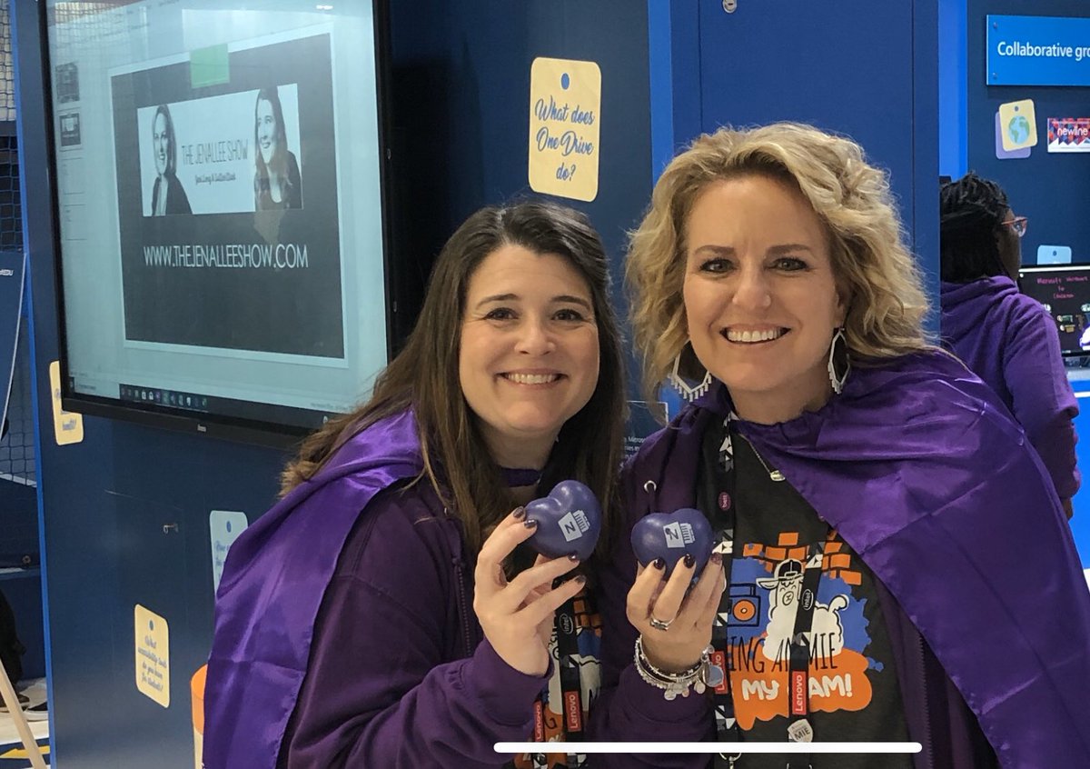 #BETT2020 was amazing 🙌 check out our latest article with @techlearning to see all of the exciting #MicrosoftEDU updates, our presentations, & hear about the #MIEExpert global community! 💜🦄🌍 #Jenallee #MetAtBETT