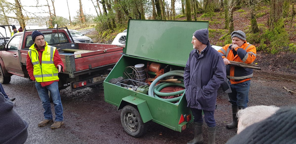 CoillteMidlands's tweet photo. Despite the rain and floods now is the time of year to prepare for the fire season ahead. There was a great turnout of staff, contractors and local fire brigades in Glenfarne Co Leitrim to review equipment and preparations. https://t.co/2yUjhWQsBj