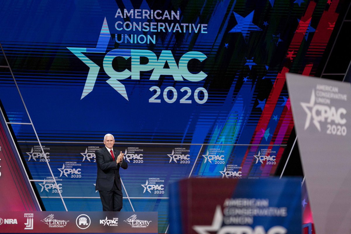 Thank you, @CPAC! It has been a historic three years under President @realDonaldTrump! America is stronger than ever before and we’re just getting started! 🇺🇸