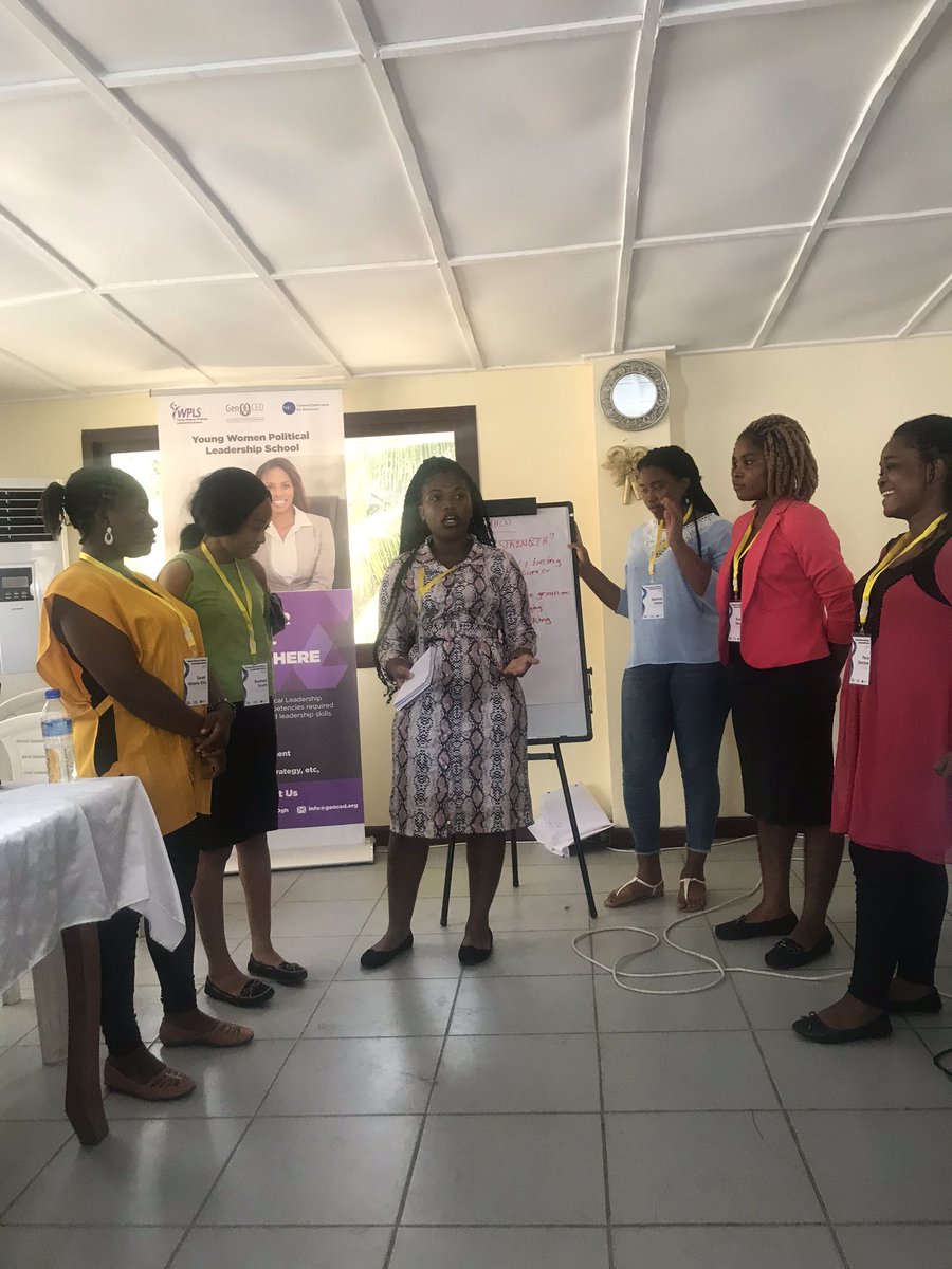 MadamInsurmoun1's tweet photo. Young Women Political Leadership School kicked start in Monrovia, Liberia! #Gedcengh #YPLS #NED https://t.co/Ip85kgT901