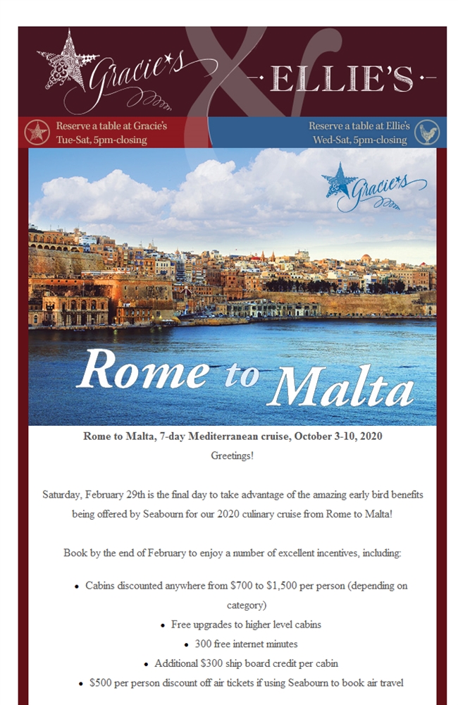 Last Chance To Take Advantage Of Our Early Bird Cruise Incentives! bit.ly/2w73vyz