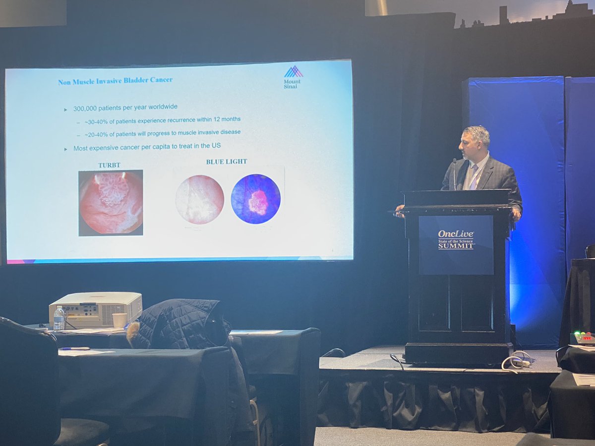 kai_tsao's tweet photo. Our own Dr John Sfakianos giving a talk on non-muscle invasive bladder cancer at the OncLive state of the science summit @DrJohnSfakianos @TischCancer @IcahnMountSinai @MountSinaiNYC https://t.co/t7c9jJuxua