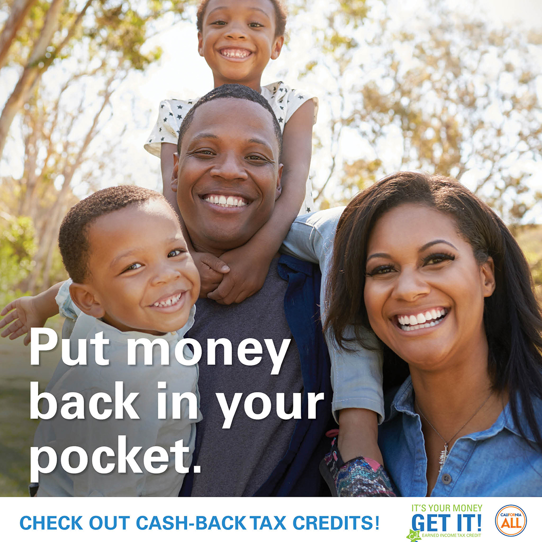 CalFTB's tweet photo. If you have young children, we have good news for you! The expanded #CalEITC, new #YCTC, and federal #EITC can put extra money in your pocket when you file your taxes. Learn more: https://t.co/60jANF2rKH and https://t.co/tUmimnKFNY #CaliforniaForAll https://t.co/kSDDXiXEDz