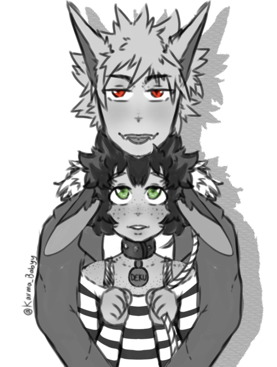 Karma_Babyy's tweet photo. I love Bunny!Izuku okay? :’) #bkdk #BNHA #bunnyizuku #wolfkatsuki https://t.co/Cont2gruaW