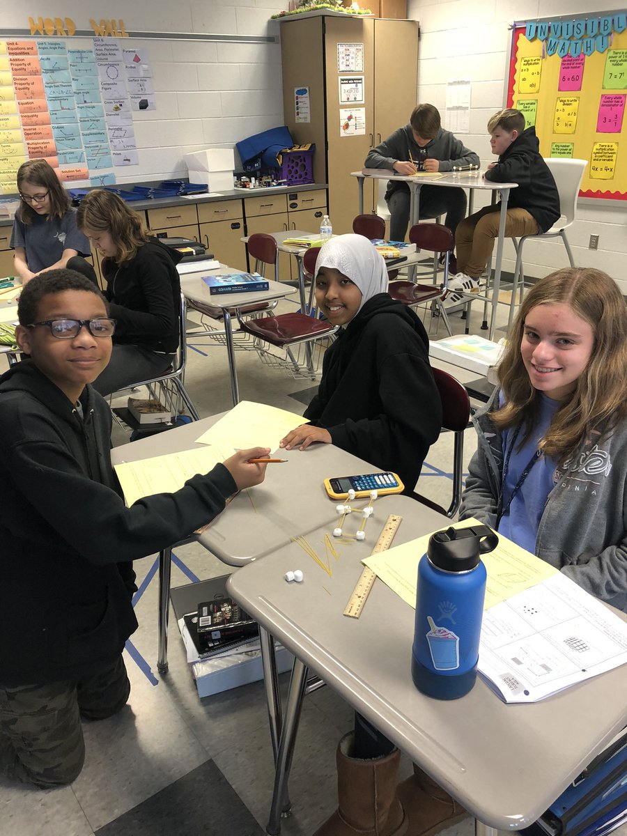 persunteacher's tweet photo. Today Ss constructed their own prisms using spaghetti and marshmallows. Then they measured the dimensions with rulers to calculate #volume and #surfacearea. π€ #masdproud #masdmath #teachmms https://t.co/xi8nUhPuxs