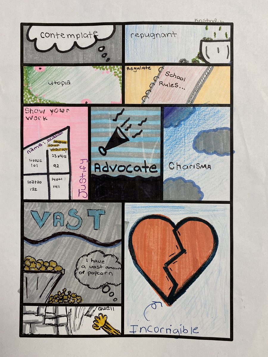 TamraDollar's tweet photo. #Vocabulary instruction doesn’t have to be boring! Check out these creative examples by @Booklady_721 #Read4413 #Read3423 #Read4563 #NoBoringWorksheets #TeachWithPurpose https://t.co/ESLxGsp4Rh