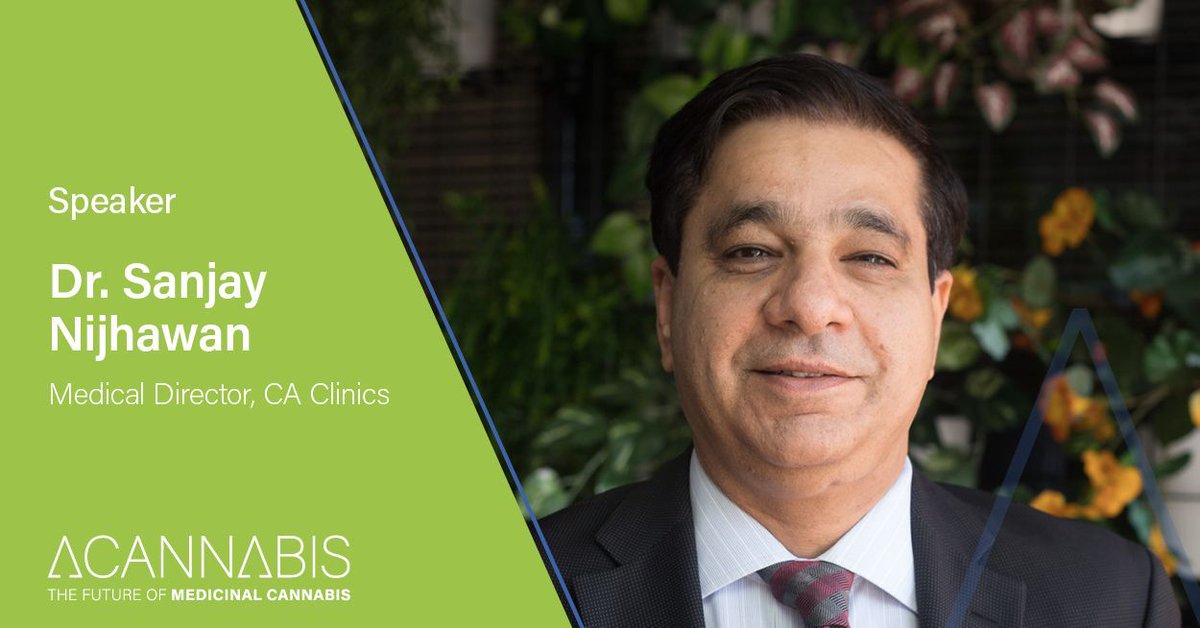 A | SPEAKER
We are excited to welcome Dr Sanjay Nijhawan, Medical Director, CA Clinics as a speaker at ACannabis. 

Don't miss out of Sanjay's discussion at ACannabis | 3 &amp; 4 March 2020 | buff.ly/34AruSq