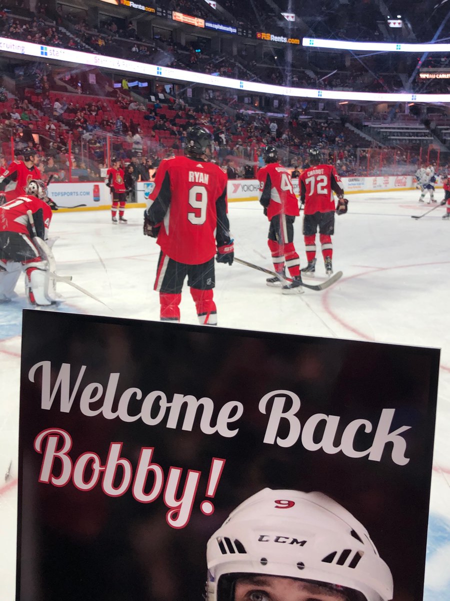 JamiePistilli's tweet photo. #welcomebackBobby ! @Senators https://t.co/ZeS0whcRFJ