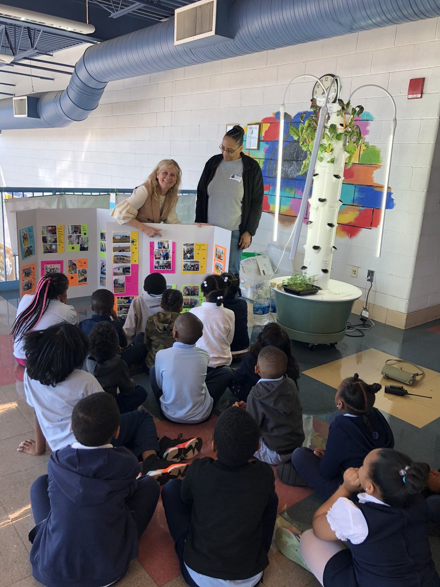 Panorama’s Tower Garden we have harvested five times!! The scholars love eating the delicious salad. They measured the plant growth and placed in their journal. The students shared their stories about The Tower Garden!