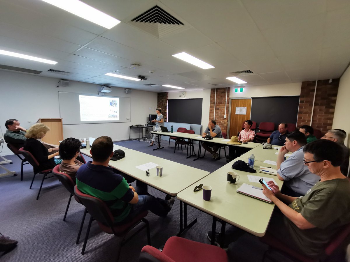 We are at Hermitage Research Centre today, learning about what they do and their history. We are hearing from many of the groups that are based here, including #sorghum and #Mungbean. #from1grain