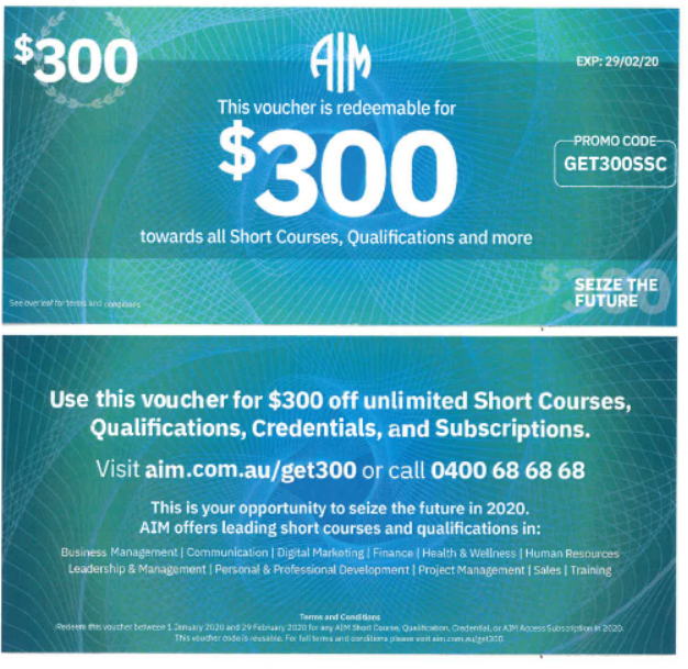 LAST DAY TODAY $300Ooff any Open program at an AIM Campus near you - Contact me to discuss &amp;/or use my personal code GET300SSC #learninganddevleopment #Futureofwork #corporatetraining #LeadershipDevelopment