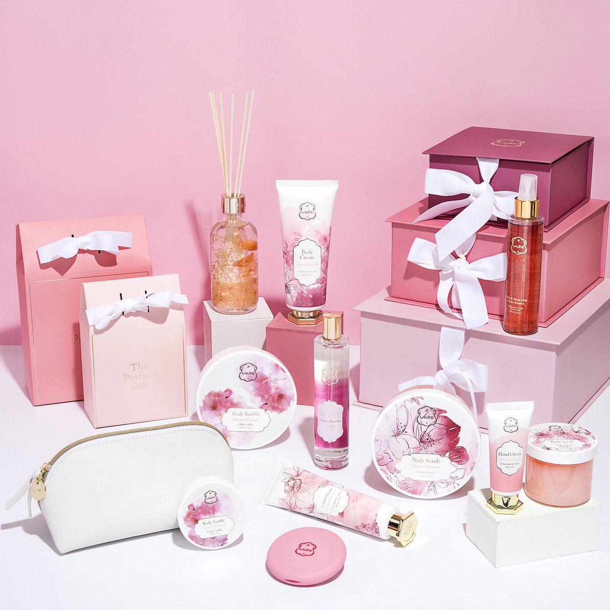 ট ইট র ラリン Laline Japan公式 2月28日より数量限定販売 ラリンの人気no 1フレグランス チェリーブロッサム 今だけ桜満開の日本限定パッケージ 特別な桜色のアイテムで 毎日のボディケアタイムを楽しい時間に 商品の詳細はこちらから