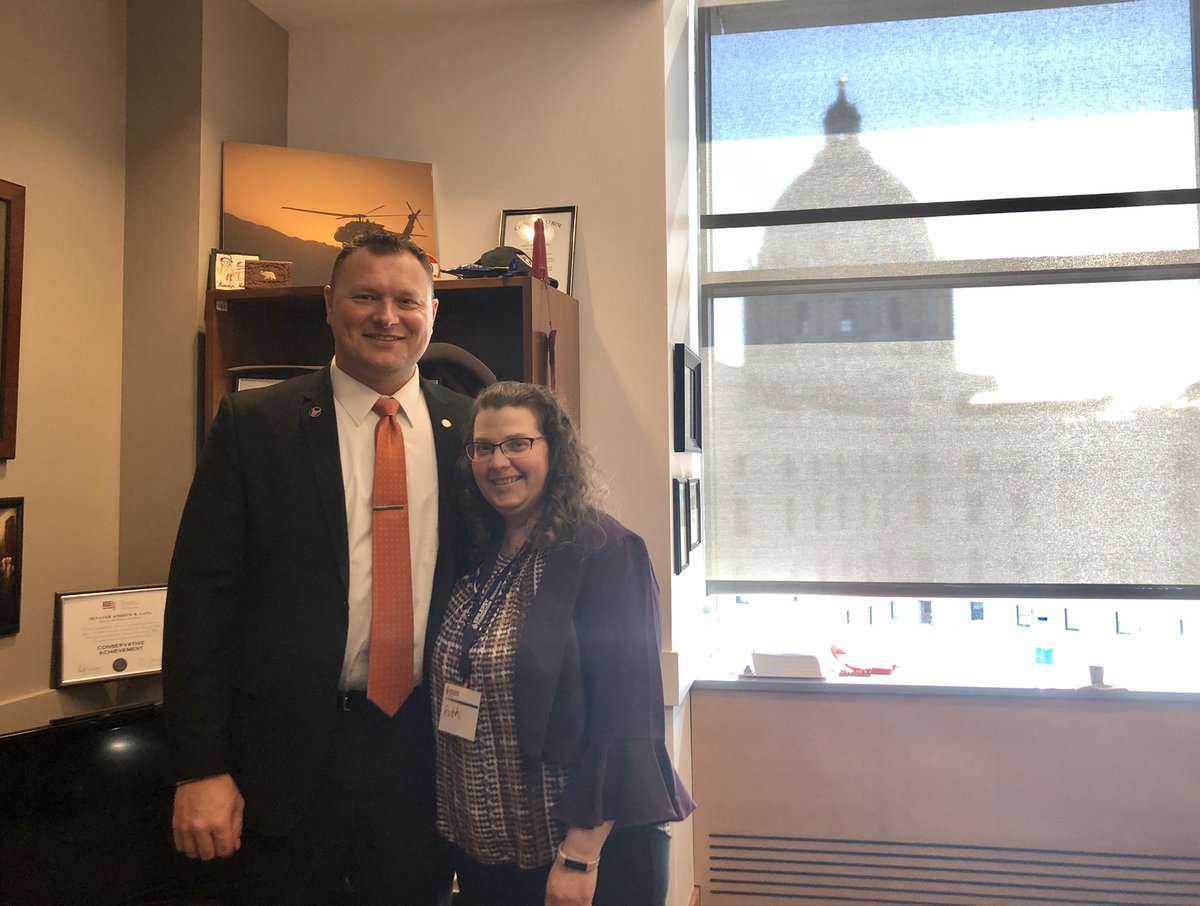 It was great to meet with Ruth Schmitz, a constituent with <a href="/EpilepsyMN/">Epilepsy Foundation of Minnesota</a>! I am the author of the “Seizure Smart” bill to make sure teachers and staff in schools know how to recognize seizures &amp; what to do if it happens to a child. This could save lives!