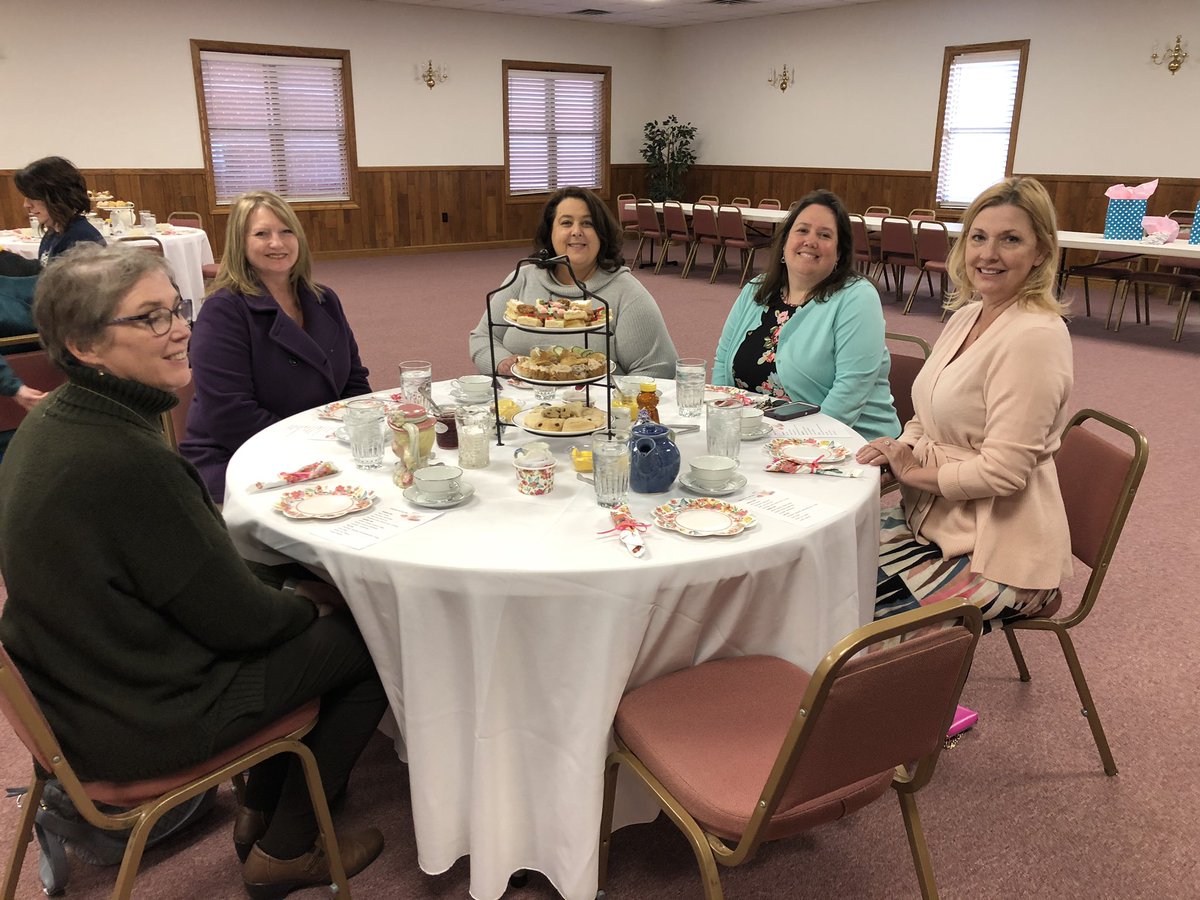A little afternoon tea for our Throw Away Stress Thursday <a href="/Gwoodelem/">Glenwood Elementary</a> and Ladies of Leadership.