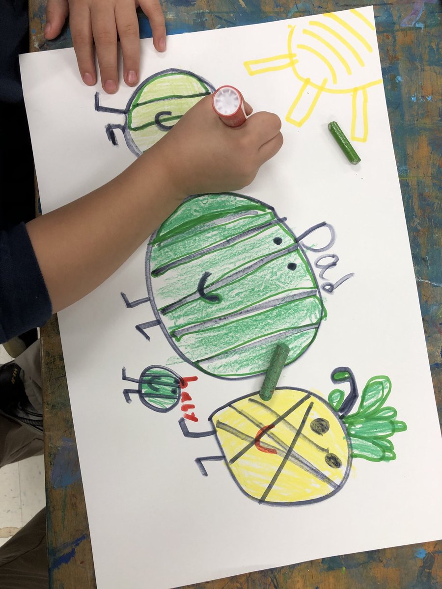 PabloGo78624083's tweet photo. Mr. Fruit! - 1st. Graders ⁦@BerzaydaOchoa⁩ ⁦@DavilaDolphins⁩ ⁦@HISDFineArt⁩ ⁦@chandelart⁩ https://t.co/JdfZsHoVNL