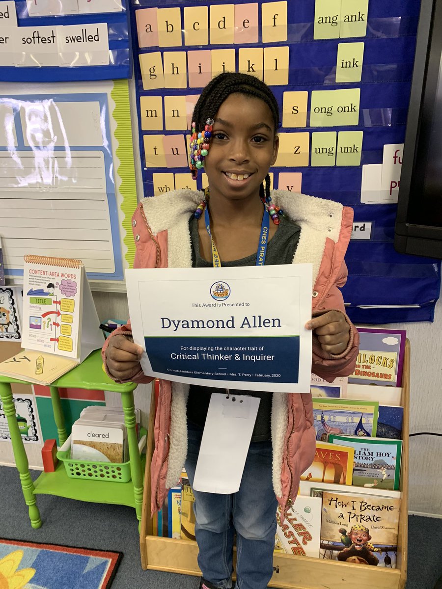 PerrysBuffaloes's tweet photo. Congratulations to Dyamond for being a great critical thinker and inquirer when it comes to her school work! We are so proud of you!! Keep working hard to reach your dreams! #PerrysLuckyDucks https://t.co/X83dsm3OSC