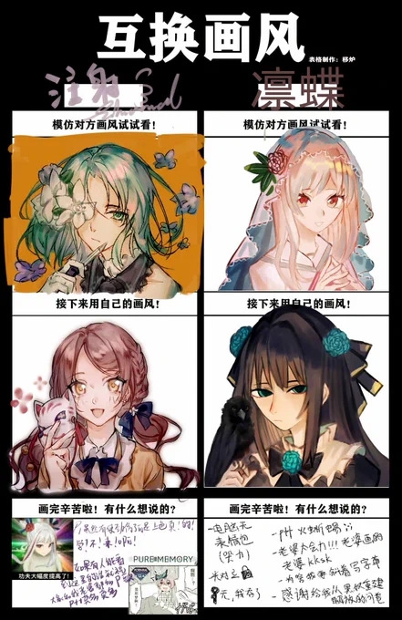 ←我      →凛蝶
arc角色互换画风问卷
#arcaea_art 
