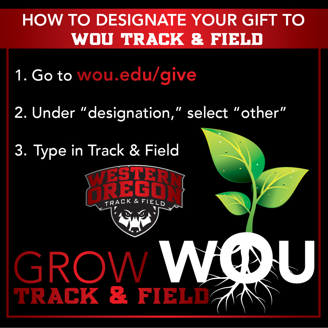 M_Feuling's tweet image. I beat @dmribich in a 1500m race, so he challenged me on the fundraising side. As part of @WOUnews #WOUGivingDay Olivia Woods ‘19 and David Ribich ’18 will match any gift up to $500 made to the @WOU_XCTF program at @WOUWolves No stretching required @dmribich!