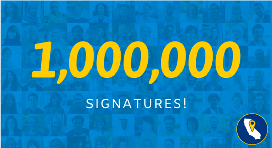 ProtectAppWork's tweet photo. HUGE NEWS: The Protect App-Based Drivers &amp; Services Act has officially collected 1 million signatures to qualify for the Nov 2020 ballot! Overwhelming CA voter &amp; driver support resulted in a faster-than-expected sig gathering pace: https://t.co/fEgfvdOoyX https://t.co/3bDys1luHf