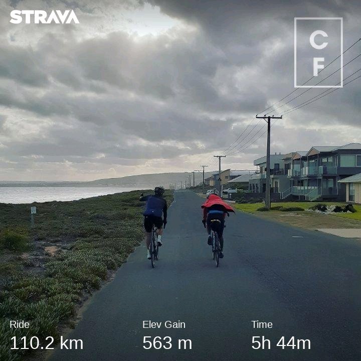 110 km from Wellington to Victor Harbor. #ultraendurancecycling #ultraendurance #roadbiker #roadbikelover #roadbikelife #cycling #cyclinglife #cyclingshots #cyclingpic #cyclingday #bicyclelife #stravacycling #longdayinthesaddle #exploreaustralia strava.app.link/8iZMLS1Uq4