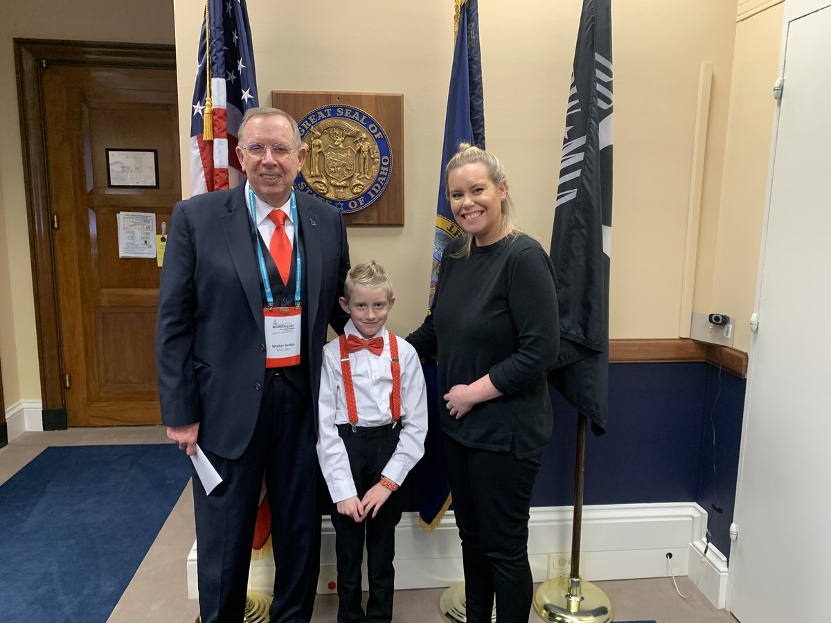 Had another great meeting today. Thank you, Kelly (from <a href="/MikeCrapo/">Senator Mike Crapo</a>’s office) for hearing our (<a href="/NHFIdaho/">NHF Idaho</a>) stories. #idahome #bleedingdisorders #NHFWD #advocacyinaction