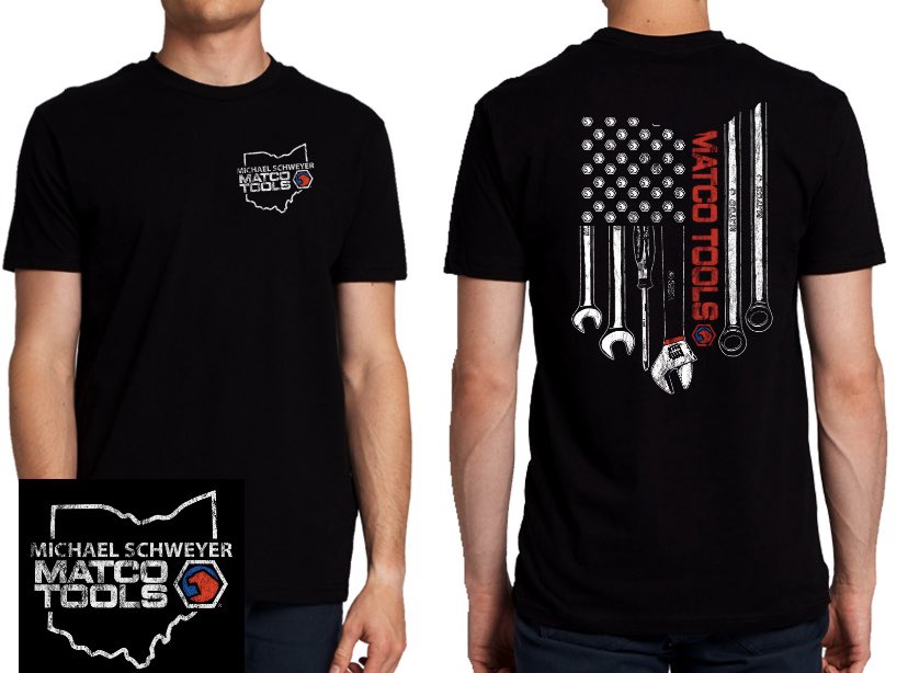 Check out the sweet <a href="/matcotools/">Matco Tools</a> tees we did for some truck owners! These were fun!!! We print everything!! #toolguys funkyinkprints.com